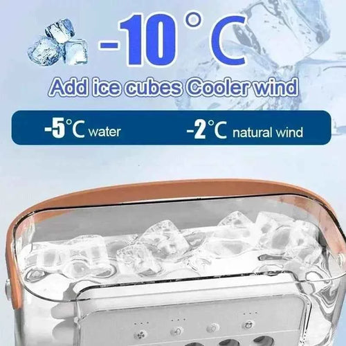 🌬️ 3-in-1 Portable Air Cooler with Humidifier & LED Light