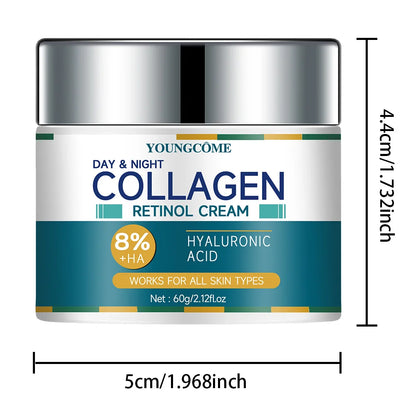 YOUNGCOME Retinol Cream Hyaluronic Acid Skin Care Anti-Wrinkle Moisturizing Anti-Aging Night Shrink Pores Whitening Smooth Glowena shop