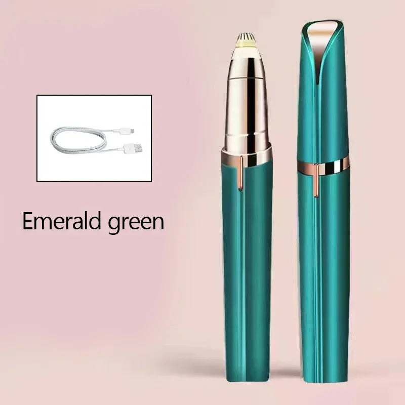 💖 Electric Eyebrow Trimmer – Painless Facial Hair Remover for Women
