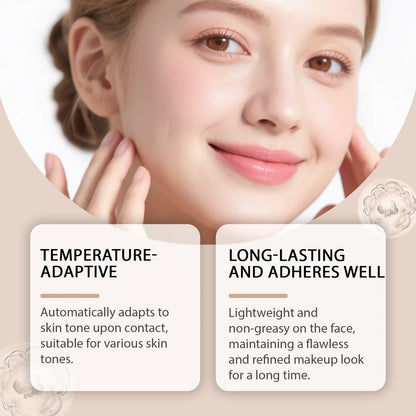 Natural Warm Tone Foundation, Facial Evening Tone, Soft Makeup Finish, Long-Lasting Radiance, Delicate & Sheer Texture Glowena shop