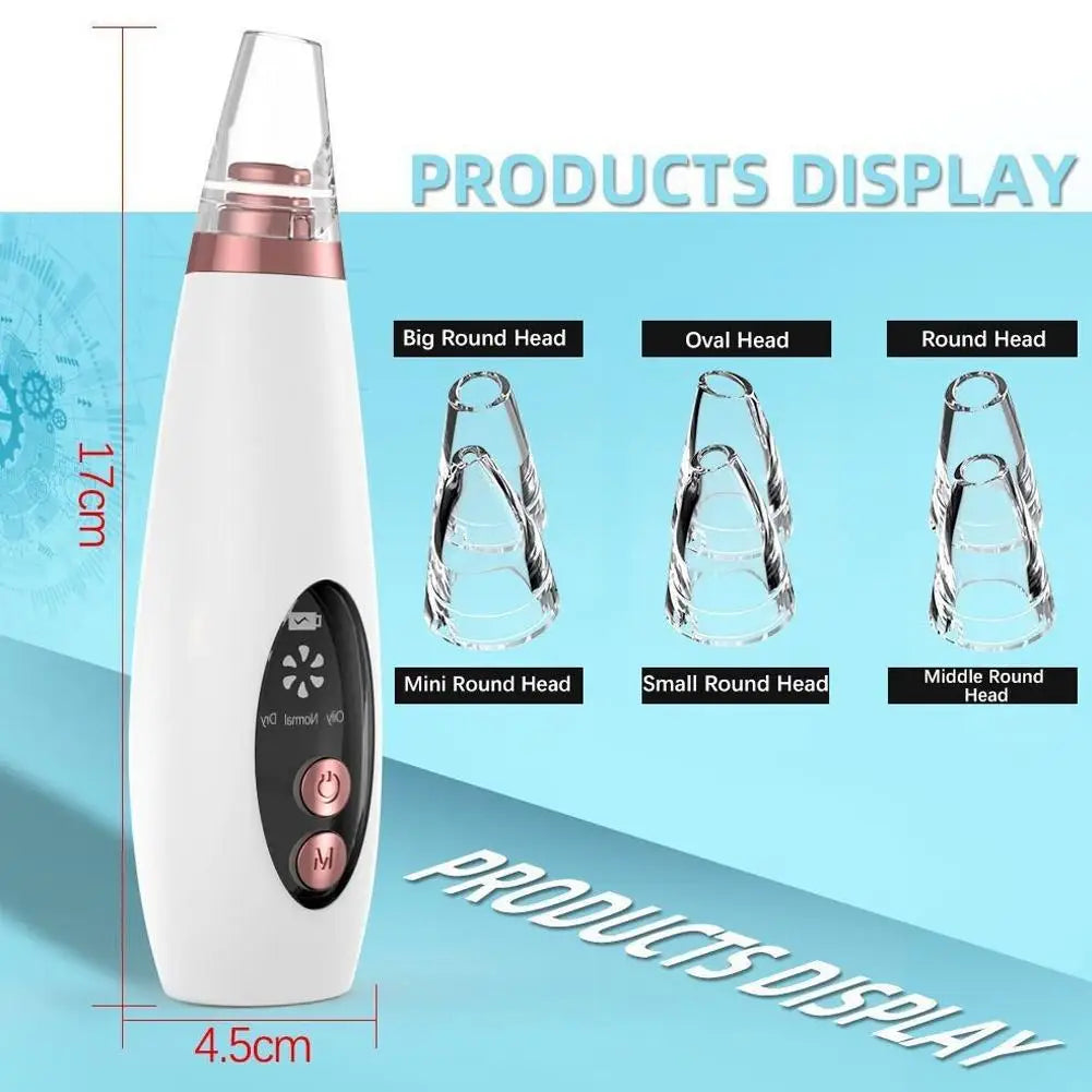 💖 Electric Blackhead Remover with 3-Level Suction