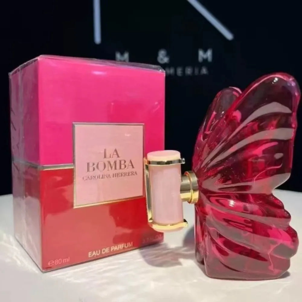 Carolina Herrera La Bomba Eau de Parfum Spray for Women 2.7oz Long Lasting Luxury Feminine Fragrance Daily Dating Perfume Gift Glowena shop