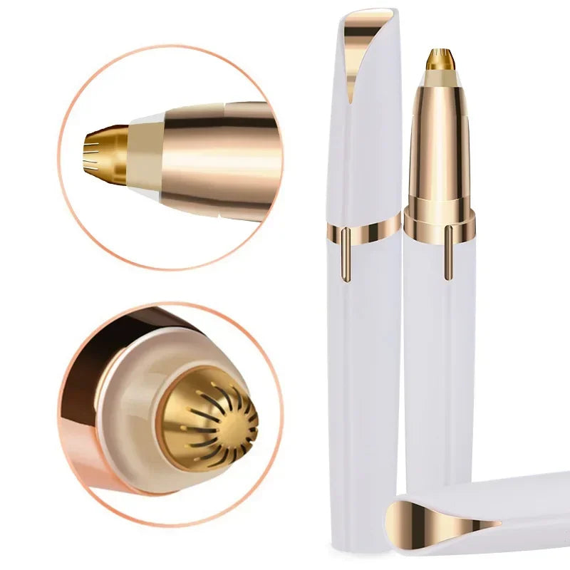 💖 Electric Eyebrow Trimmer – Painless Facial Hair Remover for Women
