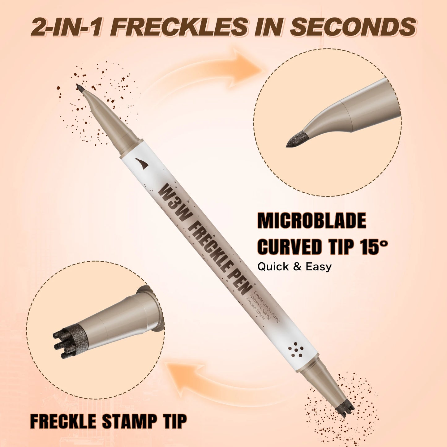 💄 Waterproof Freckle Stamp Pen – Natural & Long-Lasting