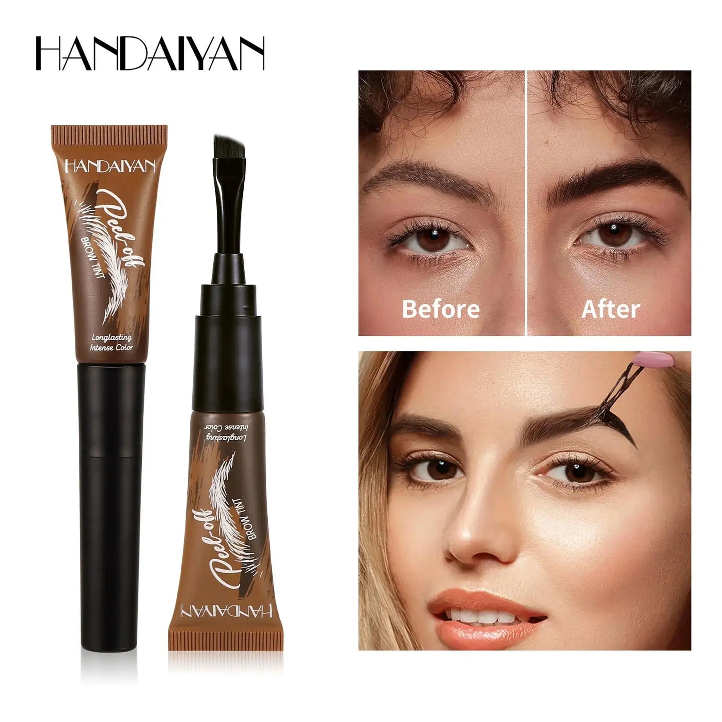 💄 Peel-Off Waterproof Eyebrow Tint Gel