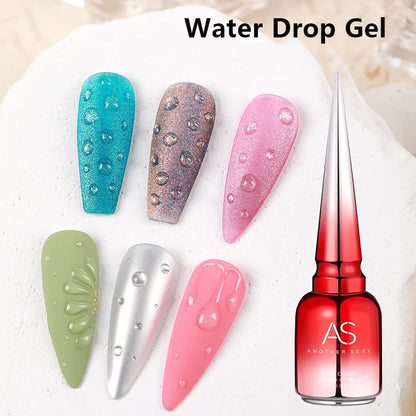 AS GEL Russian Matte Top Coat UV Gel Nail Polish 15ML Frosted Non Stick Powder Mat Top Coat No Wipe Semi Permanent Seal Gels Glowena shop