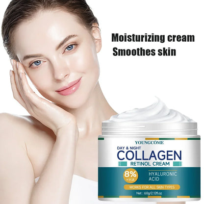 YOUNGCOME Retinol Cream Hyaluronic Acid Skin Care Anti-Wrinkle Moisturizing Anti-Aging Night Shrink Pores Whitening Smooth Glowena shop