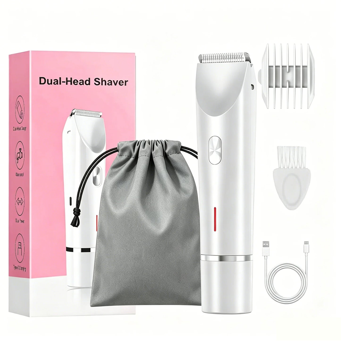 🪒 Double-Head Electric Shaver for Women