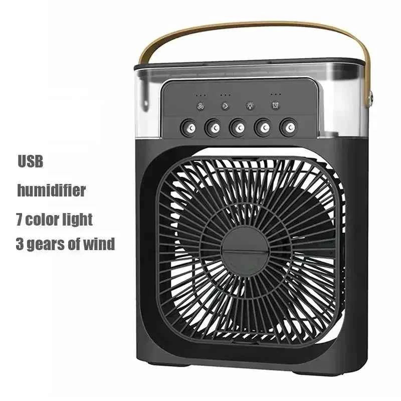 🌬️ 3-in-1 Portable Air Cooler with Humidifier & LED Light