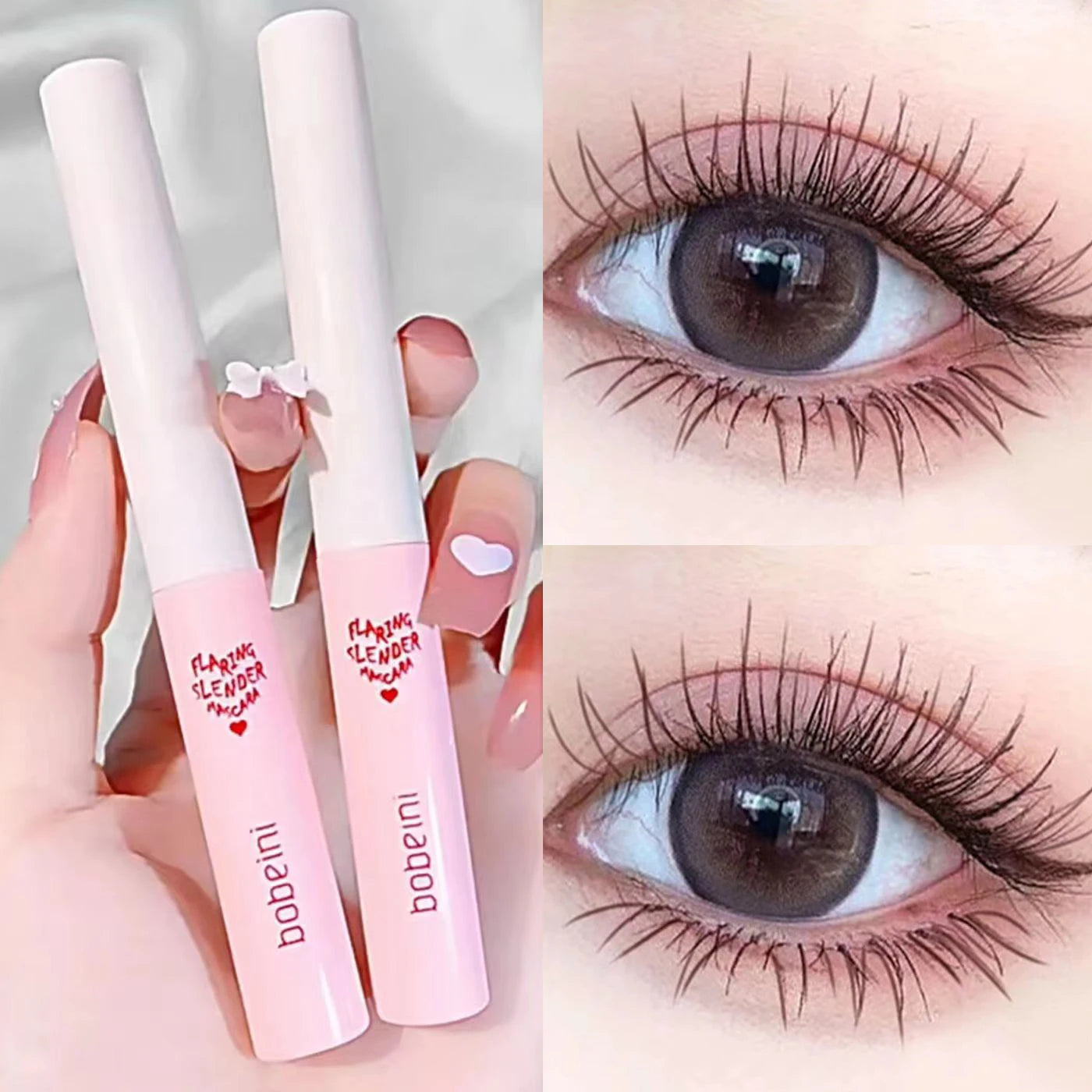 💖 Silk Fiber Waterproof Mascara for Longer & Curled Lashes ⭐