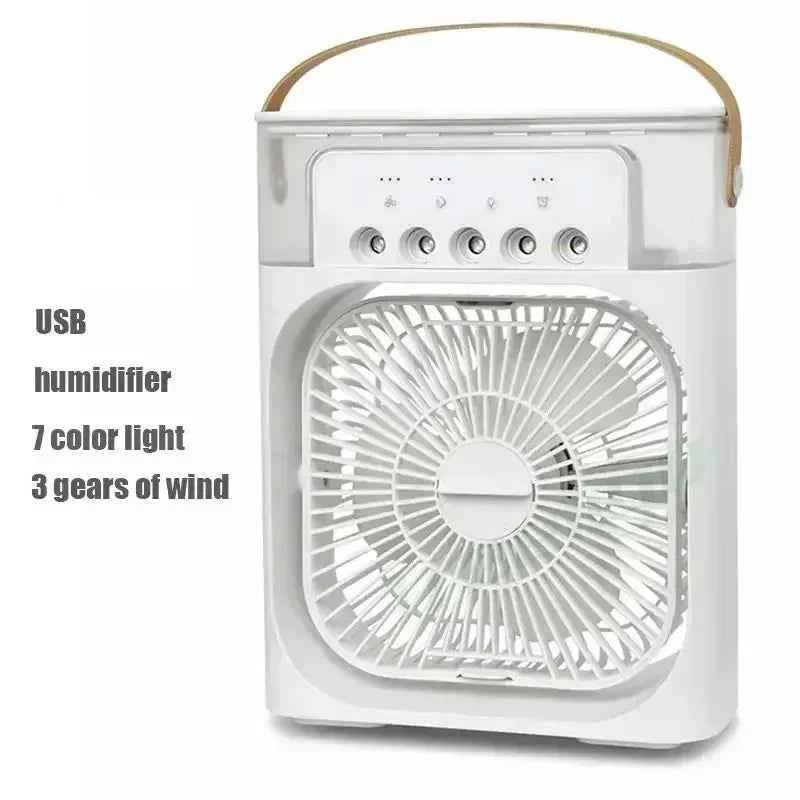 🌬️ 3-in-1 Portable Air Cooler with Humidifier & LED Light