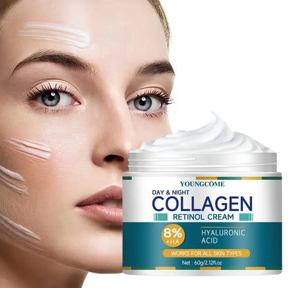 YOUNGCOME Retinol Cream Hyaluronic Acid Skin Care Anti-Wrinkle Moisturizing Anti-Aging Night Shrink Pores Whitening Smooth Glowena shop