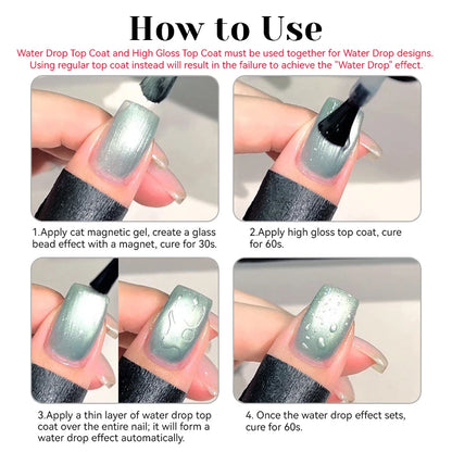 NICOLE DIARY 15ml High Gloss Top Coat No Wipe Top Coat Glossy Long Lasting Top Coat Functional Gel Manicure Nail Supplies Glowena shop