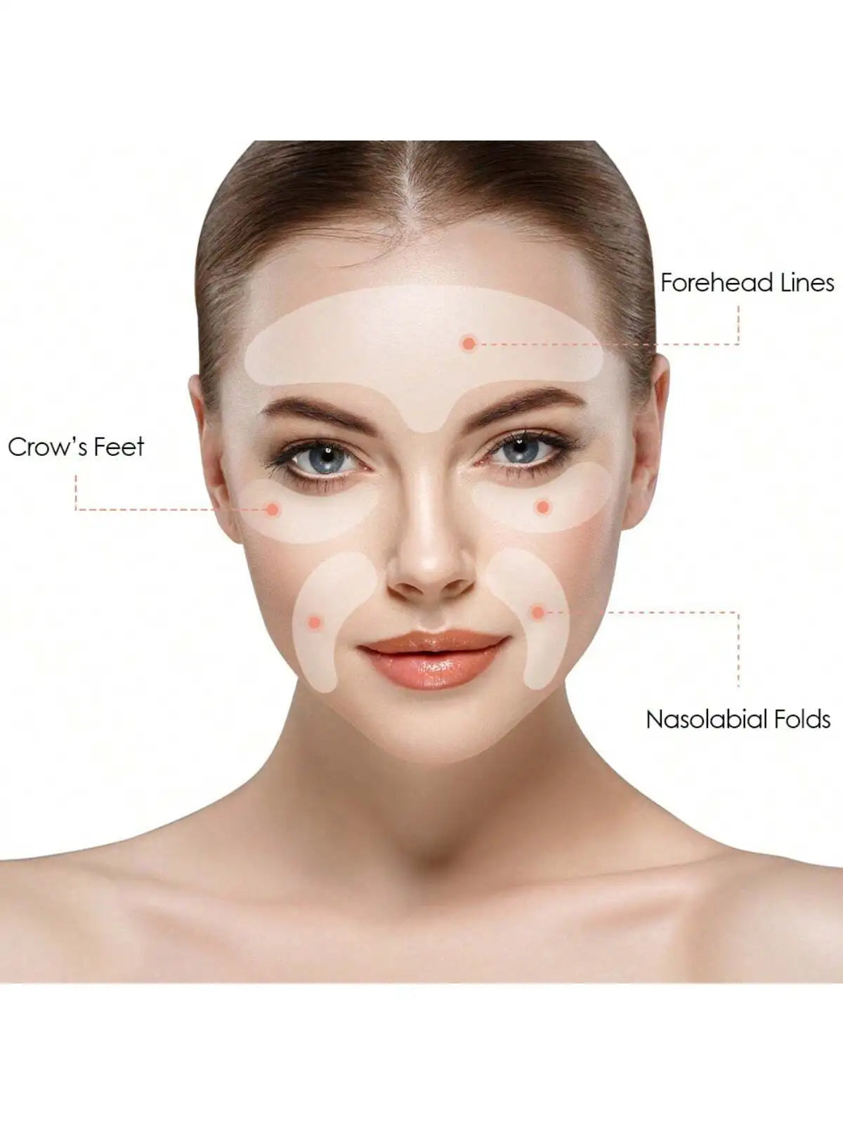 ✨ Reusable Silicone Face & Neck Anti-Wrinkle Patches