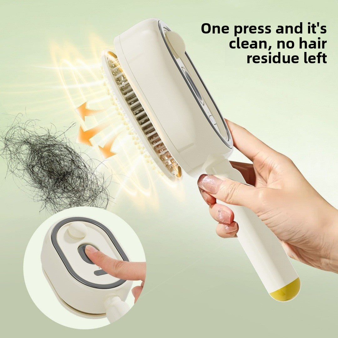 Electric Hair Smoothing Brush with Nano Mist | Smooth Hair in Just One Brush & Hydrate Hair Instantly